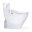 Toto(R) Washlet+(R) Aimes One-Piece Elongated 1.28 Gpf Toilet And Washlet S5 Bidet Seat, Cotton White - MW6263446CEFG#01