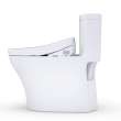 Toto(R) Washlet(R)+ Aquia(R) Iv One-Piece Elongated Dual Flush 1.28 And 0.9 Gpf Toilet And Washlet S2 Bidet Seat, Cotton White - MW6463346CEMFGN#01