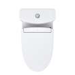 Toto(R) Washlet(R)+ Aquia(R) Iv One-Piece Elongated Dual Flush 1.28 And 0.9 Gpf Toilet And Washlet S5 Bidet Seat, Cotton White- MW6463446CEMFGN#01