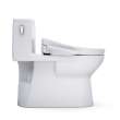 Toto(R) Redington(Tm) Washlet(R)+ S2 One-Piece Elongated 1.28 Gpf Universal Height Toilet With Cefiontect(R), Cotton White - MW6723346CEFG#01