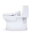 Toto(R) Redington(Tm) Washlet(R)+ S2 One-Piece Elongated 1.28 Gpf Universal Height Toilet With Cefiontect(R), Cotton White - MW6723346CEFG#01