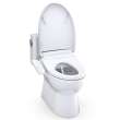 Toto(R) Redington(Tm) 1G(R) Washlet(R)+ S2 One-Piece Elongated 1.0 Gpf Universal Height Toilet With Cefiontect(R), Cotton White - MW6723346CUFG#01