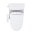 Toto(R) Redington(Tm) 1G(R) Washlet(R)+ S2 One-Piece Elongated 1.0 Gpf Universal Height Toilet With Cefiontect(R), Cotton White - MW6723346CUFG#01