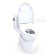 Toto(R) Redington(Tm) 1G(R) Washlet(R)+ S5 One-Piece Elongated 1.0 Gpf Universal Height Toilet With Cefiontect(R), Cotton White - MW6723446CUFG#01