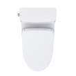 Toto(R) Redington(Tm) 1G(R) Washlet(R)+ S7 One-Piece Elongated 1.0 Gpf Auto Flush Universal Height Toilet With Cefiontect(R), Cotton White - MW6724726CUFGA#01