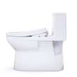 Toto(R) Redington(Tm) 1G(R) Washlet(R)+ S7 One-Piece Elongated 1.0 Gpf Auto Flush Universal Height Toilet With Cefiontect(R), Cotton White - MW6724726CUFGA#01