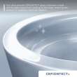 Toto(R) Redington(Tm) Washlet(R)+ S7A One-Piece Elongated 1.28 Gpf Universal Height Toilet With Cefiontect(R), Cotton White - MW6724736CEFG#01