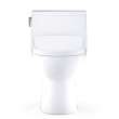 Toto(R) Redington(Tm) Washlet(R)+ S7A One-Piece Elongated 1.28 Gpf Auto Flush Universal Height Toilet With Cefiontect(R), Cotton White - MW6724736CEFGA#01