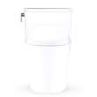 Toto(R) Aurora(Tm) 1G(R) Washlet(R)+ S5 One-Piece Elongated 1.0 Gpf Universal Height Toilet With Cefiontect(R), Cotton White - MW6863446CUFG#01