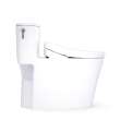 Toto(R) Aurora(Tm) 1G(R) Washlet(R)+ S5 One-Piece Elongated 1.0 Gpf Universal Height Toilet With Cefiontect(R), Cotton White - MW6863446CUFG#01