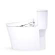 Toto(R) Aurora(Tm) 1G(R) Washlet(R)+ S5 One-Piece Elongated 1.0 Gpf Universal Height Toilet With Cefiontect(R), Cotton White - MW6863446CUFG#01