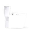 Toto(R) Aurora(Tm) Washlet(R)+ S7 One-Piece Elongated 1.28 Gpf Universal Height Toilet With Cefiontect(R), Cotton White - MW6864726CEFG#01