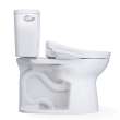 Toto(R) Drake(R) Washlet(R)+ Two-Piece Elongated 1.28 Gpf Tornado Flush(R) Toilet With S2 Bidet Seat, Cotton White - MW7763346CEG#01