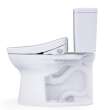 Toto(R) Drake(R) Washlet(R)+ Two-Piece Elongated 1.28 Gpf Tornado Flush(R) Toilet With S2 Bidet Seat, Cotton White - MW7763346CEG#01