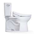 Toto(R) Drake(R) Washlet(R)+ Two-Piece Elongated 1.28 Gpf Tornado Flush(R) Toilet With S5 Bidet Seat, Cotton White - MW7763446CEG#01