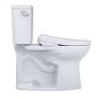 Toto(R) Drake(R) Washlet(R)+ Two-Piece Elongated 1.28 Gpf Universal Height Tornado Flush(R) Toilet With S7 Contemporary Bidet Seat, 10 Inch Rough-In, Cotton White - MW7764726CEFG.10#01