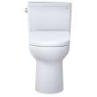 Toto(R) Drake(R) Washlet(R)+ Two-Piece Elongated 1.28 Gpf Universal Height Tornado Flush(R) Toilet And S7A Contemporary Bidet Seat With Auto Flush, Cotton White - MW7764736CEFGA#01