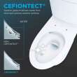 Toto(R) Drake(R) Washlet(R)+ Two-Piece Elongated 1.28 Gpf Tornado Flush(R) Toilet And S7A Contemporary Bidet Seat With Auto Flush, Cotton White - MW7764736CEGA#01