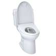 Toto(R) Drake(R) Washlet(R)+ Two-Piece Elongated 1.6 Gpf Universal Height Tornado Flush(R) Toilet With S7A Contemporary Bidet Seat, 10 Inch Rough-In, Cotton White - MW7764736CSFG.10#01