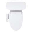 Toto(R) Drake(R) Transitional Washlet(R)+ Two-Piece Elongated 1.28 Gpf Universal Height Tornado Flush(R) Toilet With S2 Bidet Seat, Cotton White - MW7863346CEFG#01