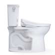 Toto(R) Drake(R) Transitional Washlet(R)+ Two-Piece Elongated 1.28 Gpf Universal Height Tornado Flush(R) Toilet With S2 Bidet Seat, Cotton White - MW7863346CEFG#01