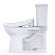 Toto(R) Drake(R) Transitional Washlet(R)+ Two-Piece Elongated 1.28 Gpf Tornado Flush(R) Toilet With S2 Bidet Seat, Cotton White - MW7863346CEG#01