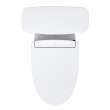 Toto(R) Drake(R) Transitional Washlet(R)+ Two-Piece Elongated 1.28 Gpf Universal Height Tornado Flush(R) Toilet With S5 Bidet Seat, Cotton White - MW7863446CEFG#01