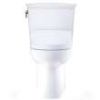 Toto(R) Drake(R) Transitional Washlet(R)+ Two-Piece Elongated 1.28 Gpf Tornado Flush(R) Toilet With S5 Bidet Seat, Cotton White - MW7863446CEG#01