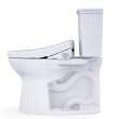 Toto(R) Drake(R) Transitional Washlet(R)+ Two-Piece Elongated 1.28 Gpf Tornado Flush(R) Toilet With S5 Bidet Seat, Cotton White - MW7863446CEG#01