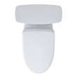 Toto(R) Drake(R) Transitional Washlet(R)+ Two-Piece Elongated 1.28 Gpf Universal Height Tornado Flush(R) Toilet And S7 Bidet Seat With Auto Flush, Cotton White - MW7864726CEFGA.10#01