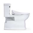 Toto(R) Washlet(R)+ Soirée(R) Elongated 1.28 Gpf Universal Height Toilet With S2 Bidet Seat, Cotton White - MW9643346CEFG#01