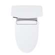 Toto(R) Washlet(R)+ Soirée(R) Elongated 1.28 Gpf Universal Height Toilet With S5 Bidet Seat, Cotton White - MW9643446CEFG#01
