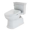 Toto(R) Washlet(R)+ Soirée(R) Elongated 1.28 Gpf Universal Height Toilet With Auto Flush S7 Bidet Seat, Contemporary Lid, Cotton White - MW9644726CEFGA#01