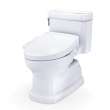 Toto(R) Washlet(R)+ Eco Guinevere(R) Elongated 1.28 Gpf Universal Height Toilet With S2 Bidet Seat, Cotton White - MW9743346CEFG#01