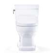 Toto(R) Washlet(R)+ Eco Guinevere(R) Elongated 1.28 Gpf Universal Height Toilet With S5 Bidet Seat, Cotton White - MW9743446CEFG#01