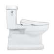 Toto(R) Washlet(R)+ Eco Guinevere(R) Elongated 1.28 Gpf Universal Height Toilet, S7A Classic Bidet Seat With Autoflush And Auto Open/Close, Cotton White - MW9744734CEFGA#01