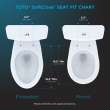Toto(R) Softclose(R) Slow Close Elongated Toilet Seat And Lid, Bone - SS114#03