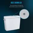 Toto(R) Drake(R) 1.28 Gpf Toilet Tank With Bolt-Down Lid, Cotton White - ST776EB#01