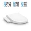 Toto(R) Washlet(R) A2 Electronic Bidet Toilet Seat With Heated Seat And Softclose(R) Lid, Elongated, Cotton White - SW3004#01