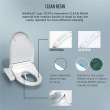Toto(R) Washlet(R) Kc2 Electronic Bidet Toilet Seat With Heated Seat And Softclose Lid, Round, Cotton White - SW3023#01