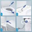 Toto(R) Washlet(R) Kc2 Electronic Bidet Toilet Seat With Heated Seat And Softclose Lid, Round, Cotton White - SW3023#01