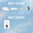 Toto(R) Washlet(R) Ks5 Electronic Bidet Toilet Seat With Instantaneous Water Heating, Self-Cleaning Wand And Heated Seat, Elongated, Cotton White - SW3216#01