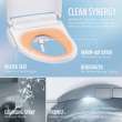 Toto(R) Washlet(R) S2 Electronic Bidet Toilet Seat With Instantaneous Water Heating, Premist And Ewater+ Wand Cleaning, Round, Cotton White - SW3345#01