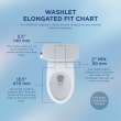 Toto(R) Washlet(R) S2 Electronic Bidet Toilet Seat With Instantaneous Water Heating, Premist And Ewater+ Wand Cleaning, Elongated, Cotton White - SW3346#01