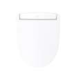 Toto(R) Washlet(R) S5 Electronic Bidet Toilet Seat With Instantaneous Water Heating, Premist And Ewater+ Wand Cleaning, Round, Cotton White - SW3445#01