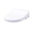 Toto(R) Washlet(R) S5 Electronic Bidet Toilet Seat With Instantaneous Water Heating, Premist And Ewater+ Wand Cleaning, Round, Cotton White - SW3445#01