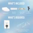 Toto(R) Washlet(R) S5 Electronic Bidet Toilet Seat With Instantaneous Water Heating, Premist And Ewater+ Wand Cleaning, Elongated, Cotton White - SW3446#01