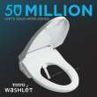 Toto(R) Sx Washlet(R)+ Ready Electronic Bidet Toilet Seat With Auto Flush Ready Cotton White - SW4049AT60#01
