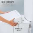 Toto(R) Washlet(R)+ S7 Electronic Bidet Toilet Seat With Ewater+(R) Bowl And Wand Cleaning And Contemporary Lid, Elongated, Cotton White - SW4726AT40#01