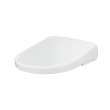 Toto(R) Washlet(R) S7A Electronic Bidet Toilet Seat, Ewater+(R) Bowl And Wand Cleaning, Auto Open And Close Contemporary Lid, Round, Cotton White - SW4735#01